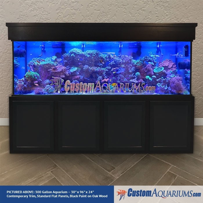 Majestic Stand and Canopy Package 30" x 96" x 24" Custom Aquariums