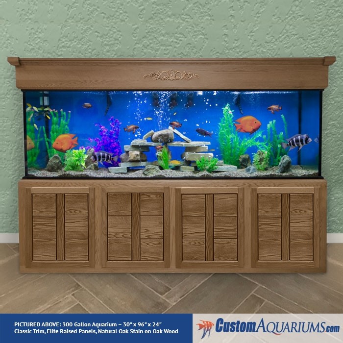 Majestic Stand and Canopy Package 30" x 96" x 24" Custom Aquariums