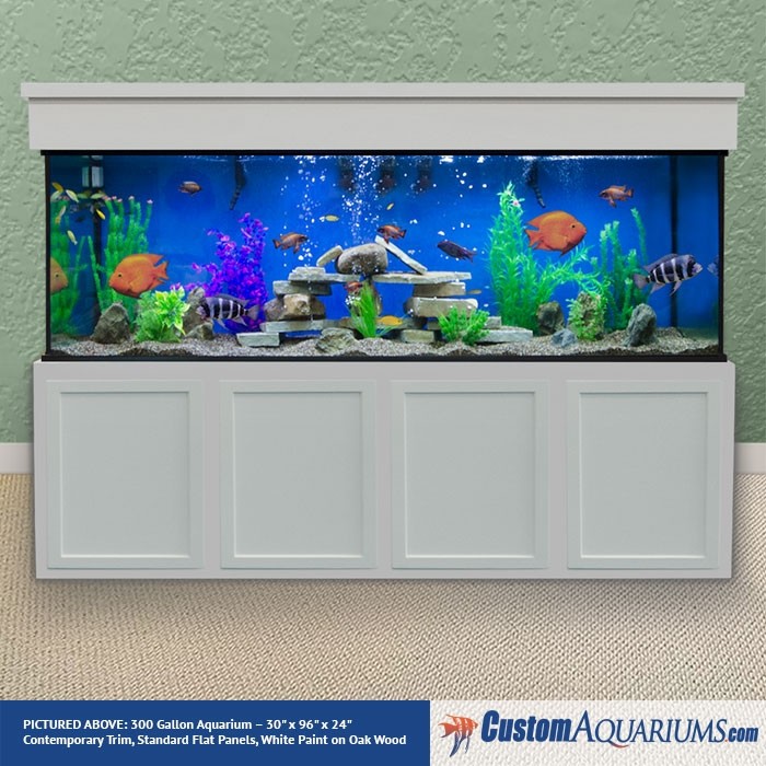 Majestic Stand and Canopy Package 30" x 96" x 24" Custom Aquariums