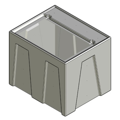 1R Seamless Sump Tub Configuration 1