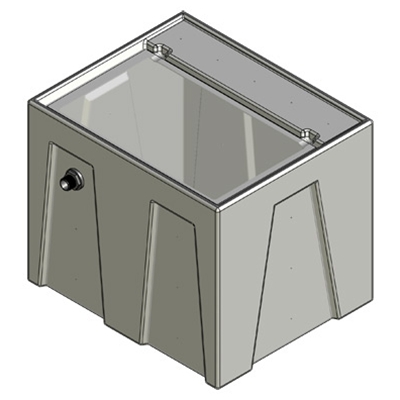 1RR Seamless Sump Tub Configuration 1